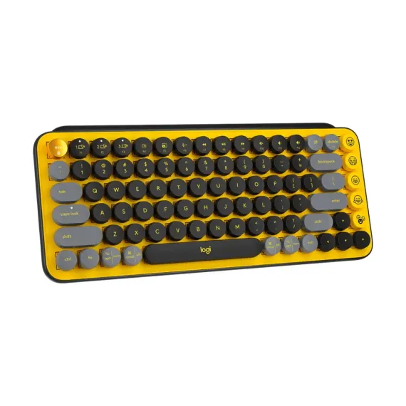 TASTATURA LOGITECH POP KEYS, FARA FIR, GALBEN