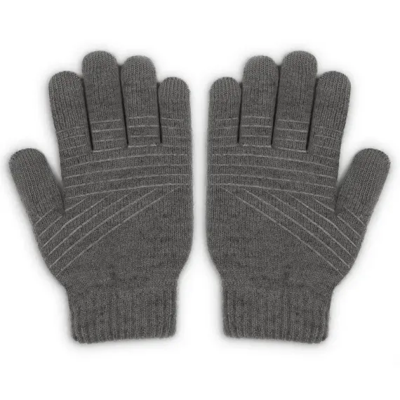 MANUSI SENZORIALE MOSHI DIGITS TOUCHSCREEN GLOVES, LARGE, GRI INCHIS