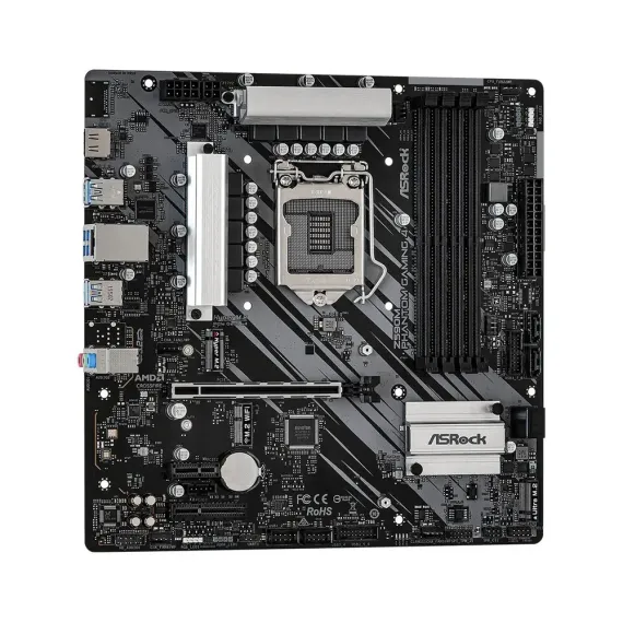 PLACA DE BAZA ASROCK Z590M PHANTOM GAMING 4, LGA1200, INTEL Z590, MICRO-ATX