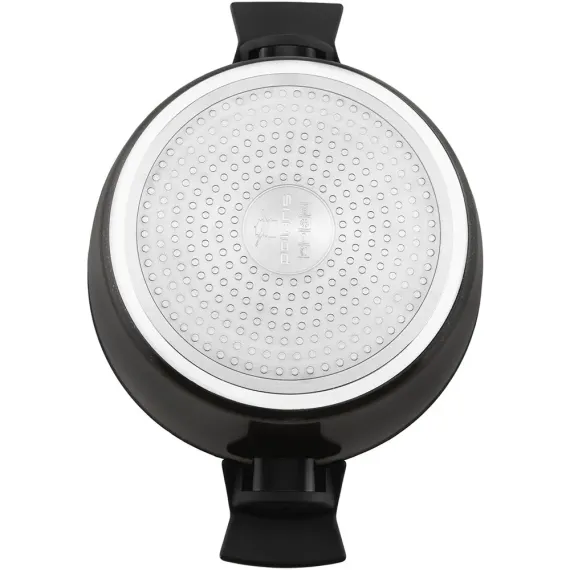 КАСТРЮЛЯ POLARIS MONOLIT-24C, 4Л, 24СМ, ЧЁРНЫЙ