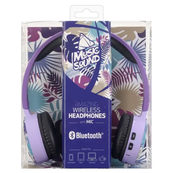 CASTI CELLULARLINE MUSIC SOUND, VIOLET