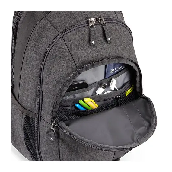 RUCSAC PENTRU LAPTOP CASELOGIC BERKELEY PLUS, 15.6", POLIESTER, GRI