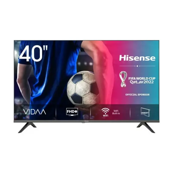 40" LED SMART TV HISENSE 40A5600F, 1920X1080 FHD, VIDAA U OS, NEGRU