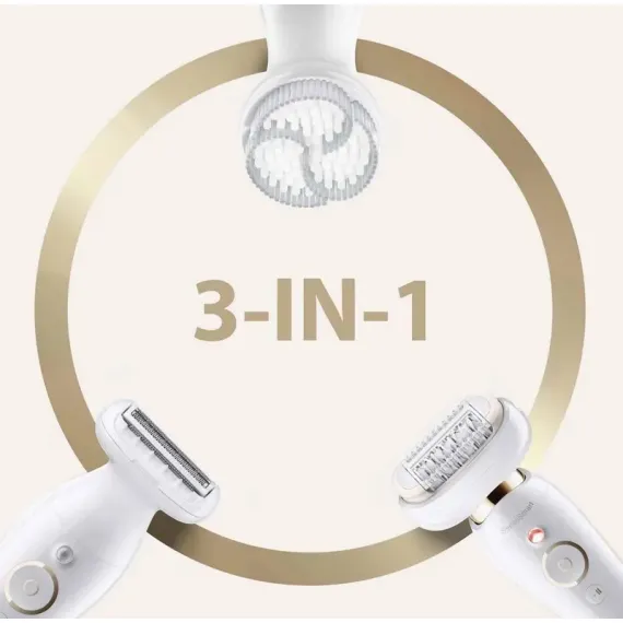 EPILATOR BRAUN SES9030 3D, ALB