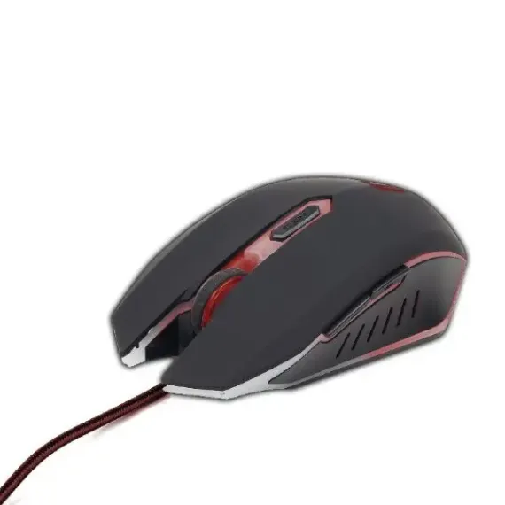 GAMING MOUSE GEMBIRD MUSG-001-R, NEGRU/ROSU