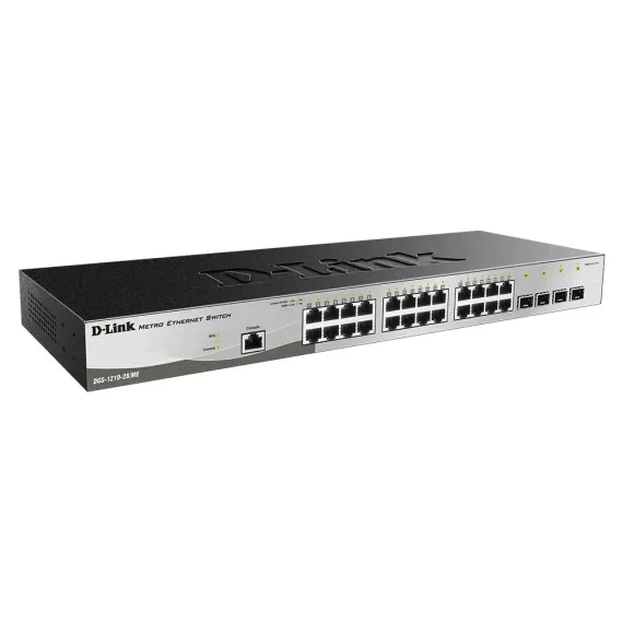 СЕТЕВОЙ КОММУТАТОР D-LINK DGS-1210-28/ME, 24X 10/100/1000 МБИТ/С, 4X SFP