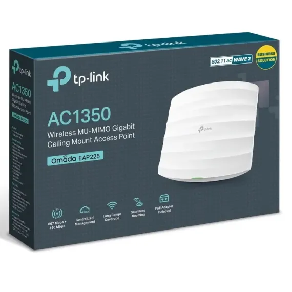 PUNCT DE ACCES FARA FIR TP-LINK EAP225, 450 MBPS, 867 MBPS, ALB