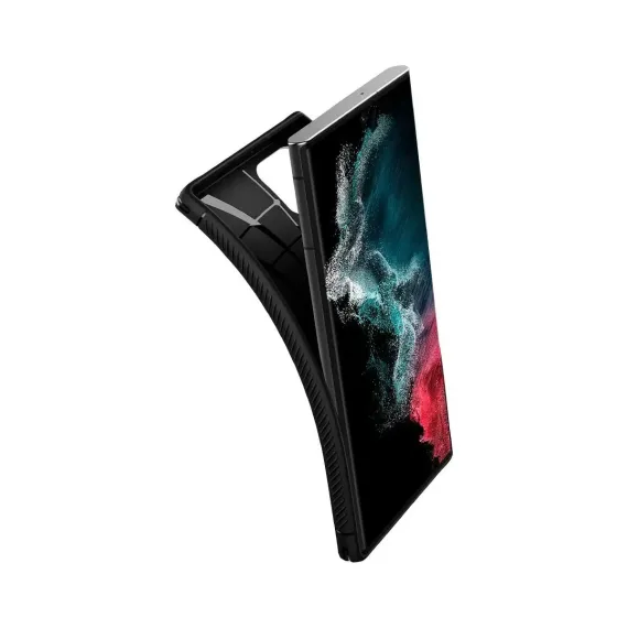 ЧЕХОЛ SPIGEN SAMSUNG S22 ULTRA, RUGGED ARMOR, МАТОВЫЙ ЧЕРНЫЙ