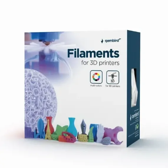 FILAMENT PENTRU IMPRIMANTA 3D GEMBIRD 3DP-ABS3-01-G, ABS, VERDE , 3.0 MM, 1 KG