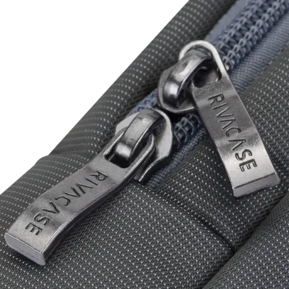 СУМКА ДЛЯ НОУТБУКА RIVACASE CENTRAL, 15.6", ПОЛИЭСТЕР, СЕРЫЙ