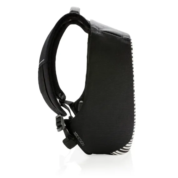 РЮКЗАК ДЛЯ НОУТБУКА BOBBY COMPACT, 14", ИСКУССТВЕННАЯ КОЖА, ЧЕРНЫЙ/БЕЛЫЙ