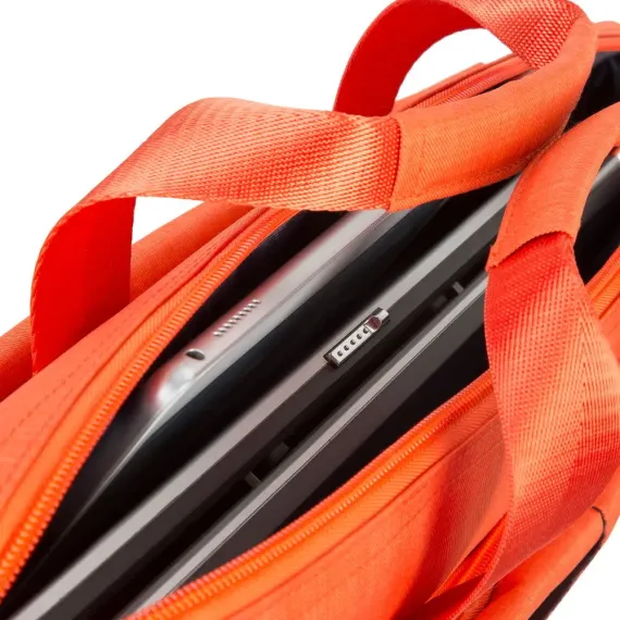 GEANTA PENTRU LAPTOP RIVACASE BISCAYNE, 15.6", POLIESTER, PORTOCALIU
