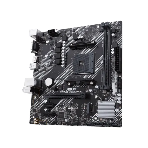 PLACA DE BAZA ASUS PRIME A520M-K, AM4, AMD A520, MICRO-ATX