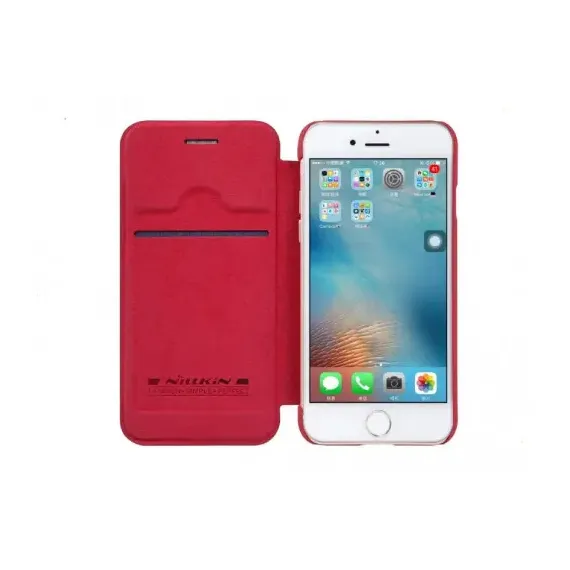 ЧЕХОЛ КНИЖКА NILLKIN IPHONE SE 2020/8/7 - QIN, КРАСНЫЙ