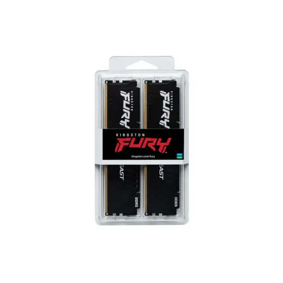 MEMORIE RAM KINGSTON FURY BEAST, DDR5 SDRAM, 5200 MHZ, 16GB, KF552C40BBK2-16
