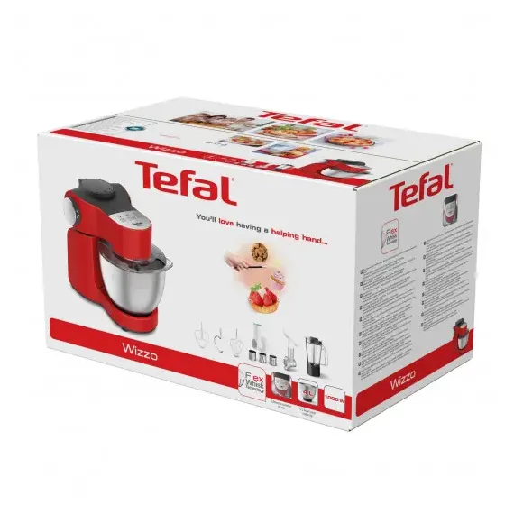 КУХОННЫЙ КОМБАЙН TEFAL QB317538, КРАСНЫЙ