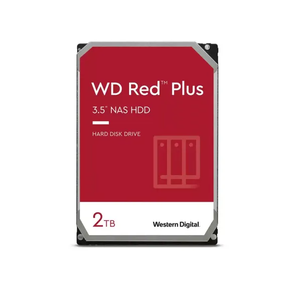 ЖЕСТКИЙ ДИСК WESTERN DIGITAL WD RED PLUS, 3.5", 2 ТБ