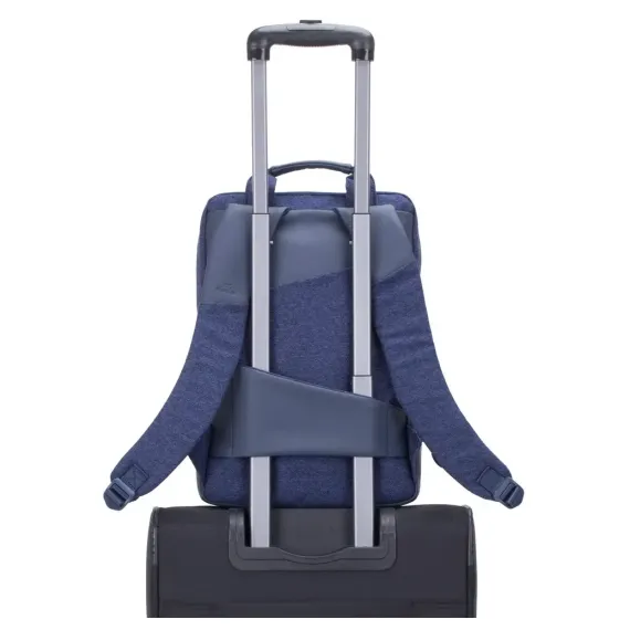 RUCSAC PENTRU LAPTOP RIVACASE EGMONT, 15.6", POLIESTER, ALBASTRU