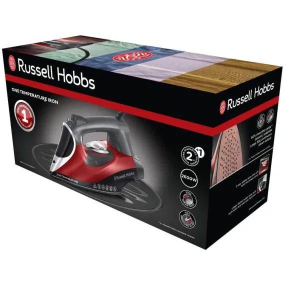 УТЮГ RUSSELL HOBBS 25090-56, 2600ВТ, BLACK RED