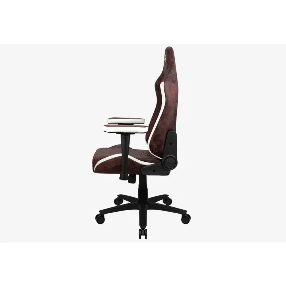 SCAUN GAMING AEROCOOL CROWN AEROSUEDE, PU PIELE, BORDO