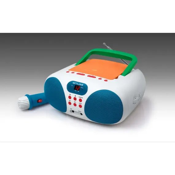 RADIO PORTABIL MUSE MD-203 KMC, MULTICOLOR