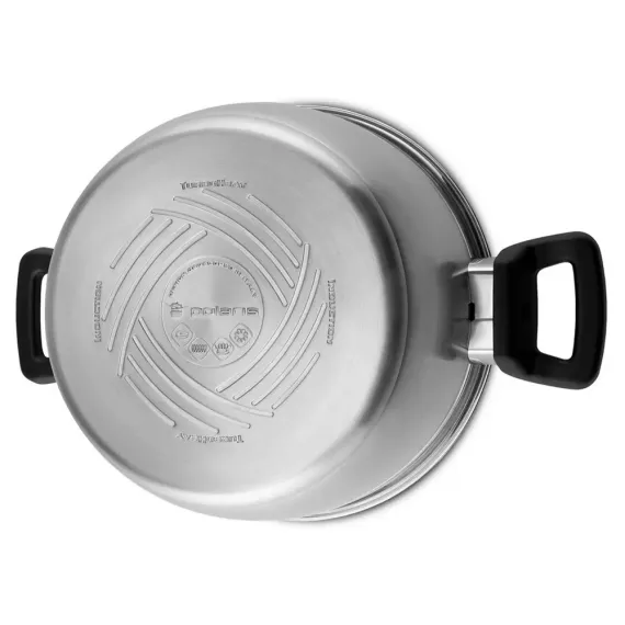 КАСТРЮЛЯ POLARIS RIALTO-24C, 5,4Л, 24СМ, НЕРЖАВЕЮЩАЯ СТАЛЬ