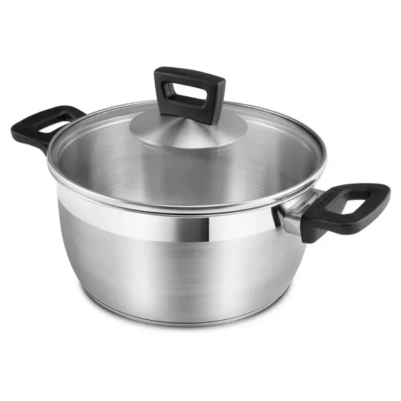 КАСТРЮЛЯ POLARIS RIALTO-24C, 5,4Л, 24СМ, НЕРЖАВЕЮЩАЯ СТАЛЬ