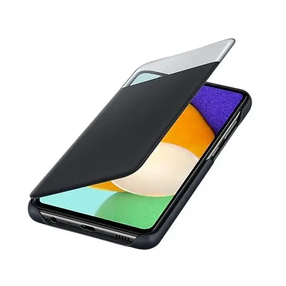 ЧЕХОЛ КНИЖКА SAMSUNG S VIEW WALLET COVER GALAXY A52, ЧЁРНЫЙ