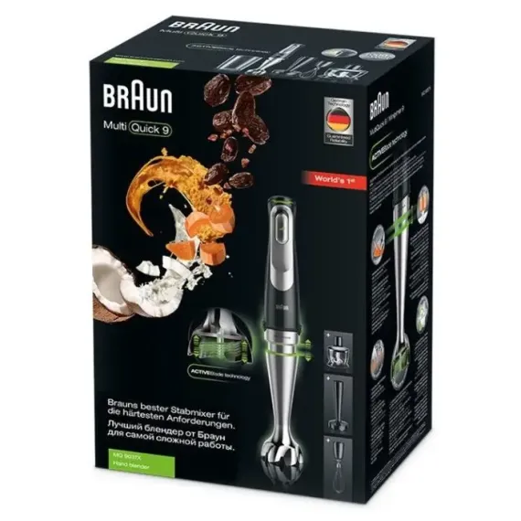 BLENDER DE M?NA BRAUN MQ9027, NEGRU