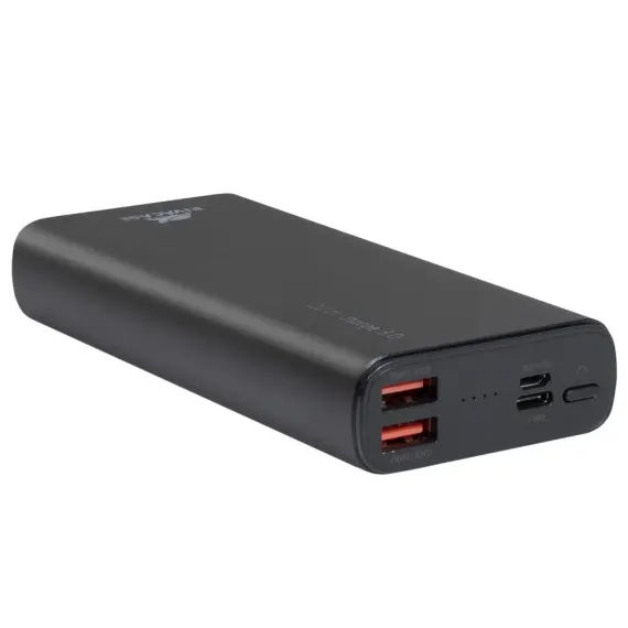 ACUMULATOR EXTERN RIVACASE VA1074, 20000MAH, NEGRU