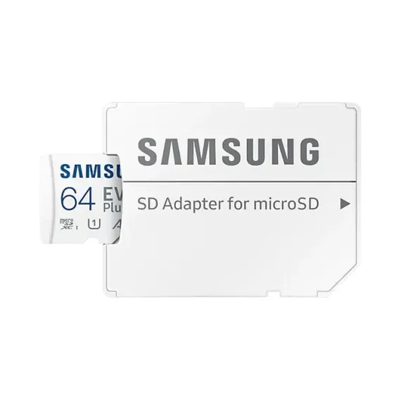 КАРТА ПАМЯТИ SAMSUNG EVO PLUS MICROSD, 64ГБ (MB-MC64KA/RU)