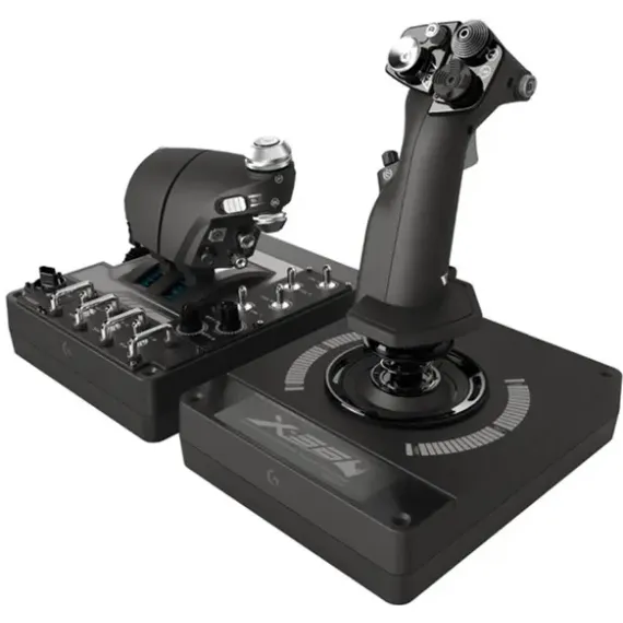 JOYSTICK PENTRU JOCURI LOGITECH G X56 HOTAS, NEGRU