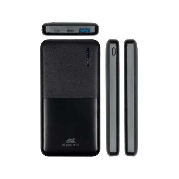 ACUMULATOR EXTERN RIVACASE VA2531, 10000MAH, NEGRU