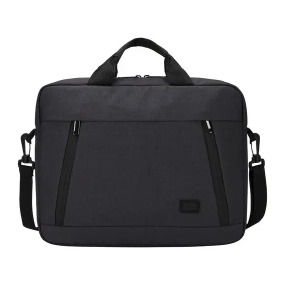 СУМКА ДЛЯ НОУТБУКА CASELOGIC HUXTON, 14", ПОЛИЭСТЕР, ЧЁРНЫЙ