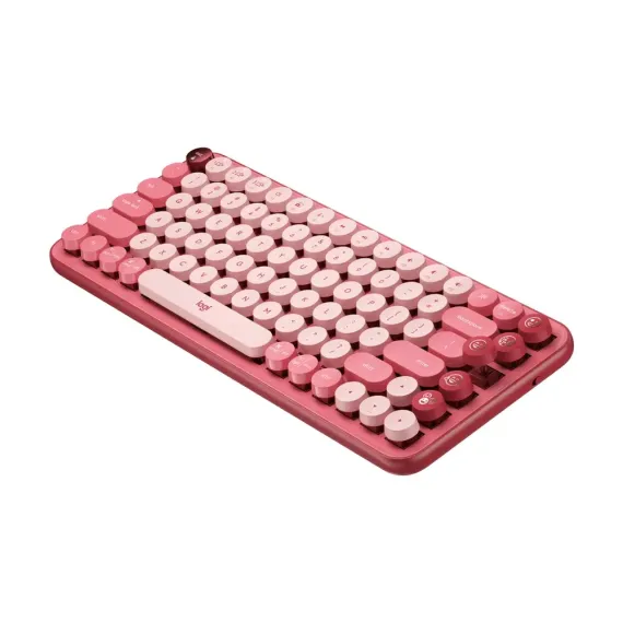 TASTATURA LOGITECH POP KEYS, FARA FIR, ROZ