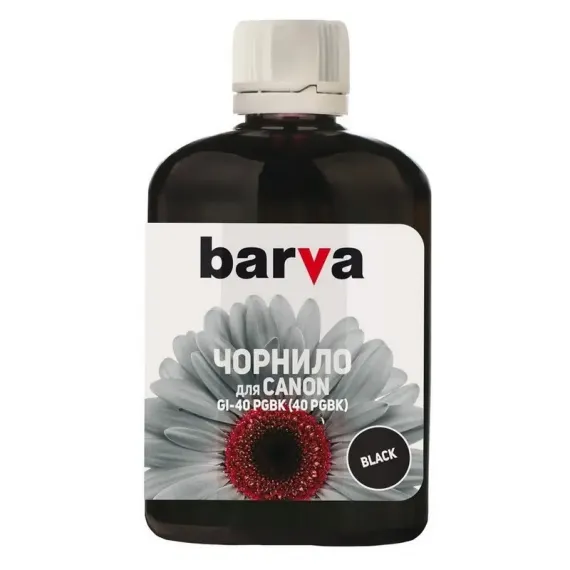 КОНТЕЙНЕР С ЧЕРНИЛАМИ BARVA CGI40-747, 180МЛ, ЧЕРНЫЙ