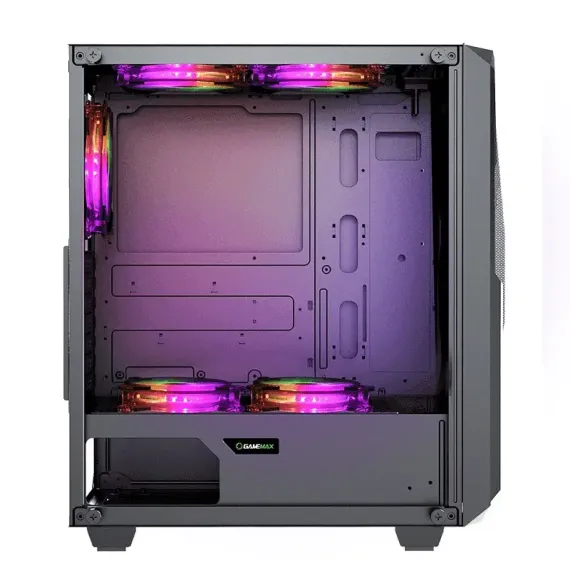 CARCASA PC GAMEMAX REVOLT, MIDI-TOWER, ATX, NEGRU