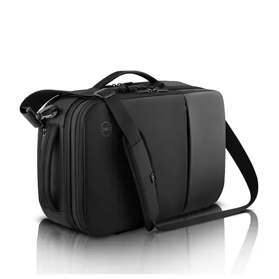 RUCSAC PENTRU LAPTOP DELL PRO HYBRID BRIEFCASE, 15.6", POLIESTER, NEGRU