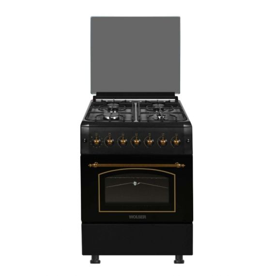 ГАЗОВАЯ ПЛИТА WOLSER WL F -60602 RUSTIC BLACK