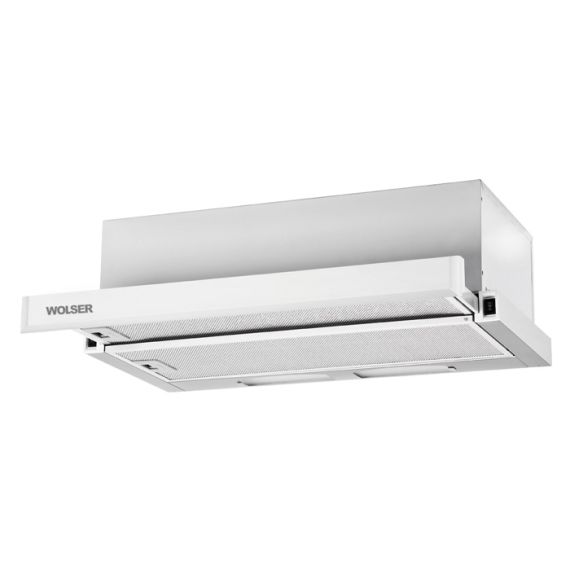 КУХОННАЯ ВЫТЯЖКА WOLSER WL-60 FG IX WH