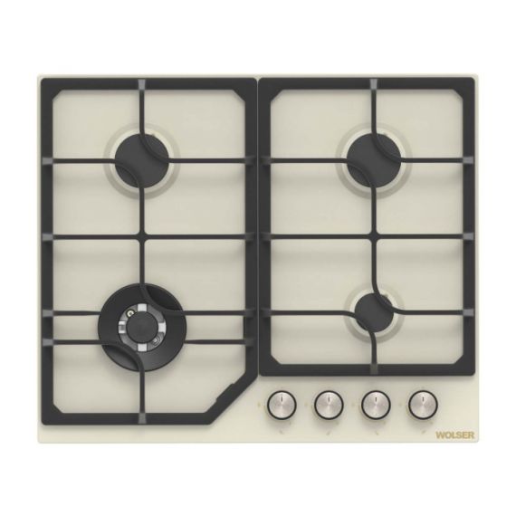 ВАРОЧНАЯ ГАЗОВАЯ ПОВЕРХНОСТЬ WOLSER  WL- F 6400 GBN Q IVORY  ECO