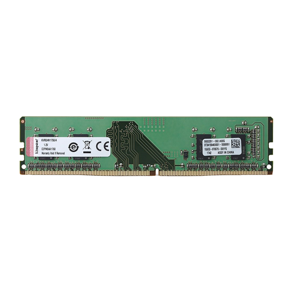 4GB DDR4-2400  KINGSTON VALUERAM, PC19200, CL17, 1.2V  KVR24N17S6/4