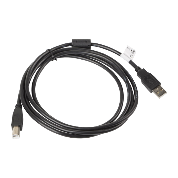 CABLE USB AM-BM  1.8M LANBERG  (PRINT)  WITH FERRITE CORE CA-USBA-11CC-0018-BK