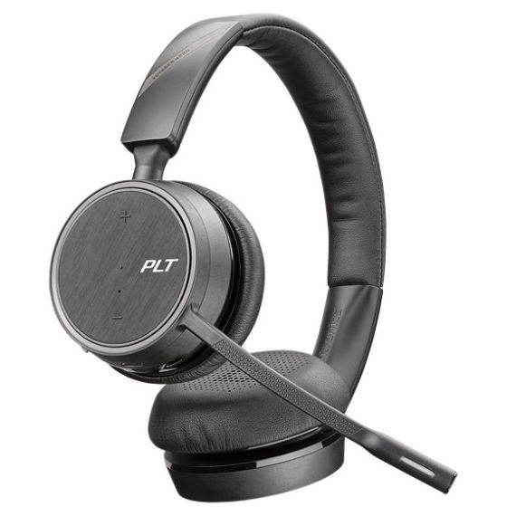 CASCA BLUETOOTH PLANTRONICS STEREO VOYAGER OFFICE М4220-M USB-A, SUPERIOR NOISE-CANCELING MICROPHONE WITH 2 MICROPHONES: 1 UNI-DIRECTIONAL; 1 MEMS-DIR