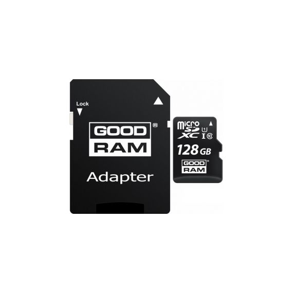 GOODRAM 128GB MICROSD CARD + SD ADAPTER