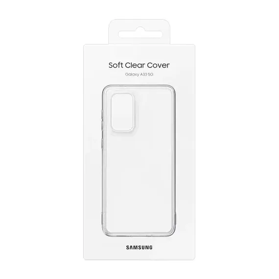 HUSA SAMSUNG SOFT CLEAR COVER FOR GALAXY A33, TRANSPARENT