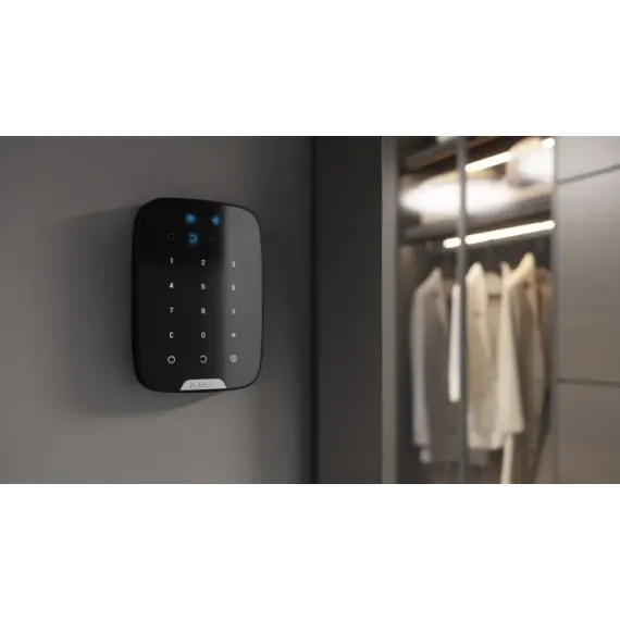 БЕСПРОВОДНАЯ СЕНСОРНАЯ КЛАВИАТУРА AJAX KEYPAD PLUS, ЧЁРНЫЙ