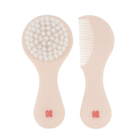 PERIE SI PIEPTENE KIKKA BOO FLAMINGO, ROZ