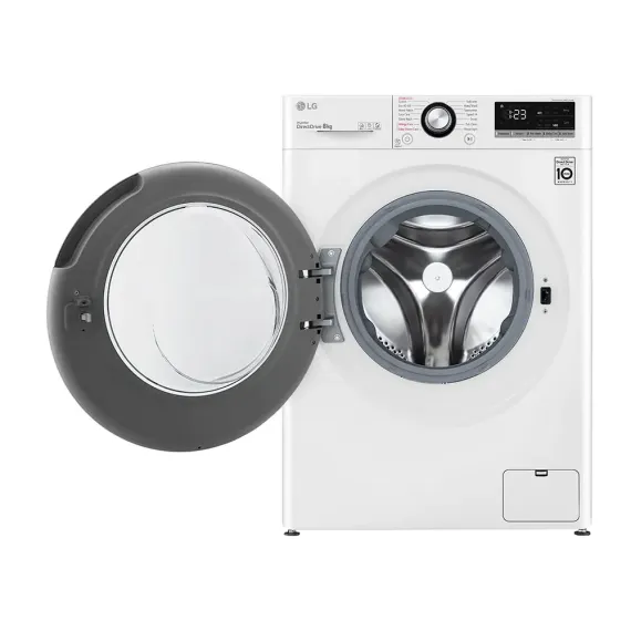 СТИРАЛЬНАЯ МАШИНА LG F4WV308S6U, 8КГ, БЕЛЫЙ