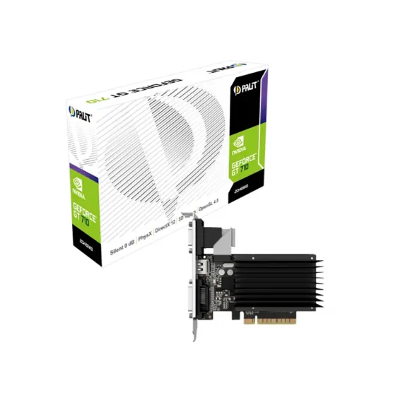 ВИДЕОКАРТА PALIT GEFORCE GT710,  2ГБ DDR3 64БИТ